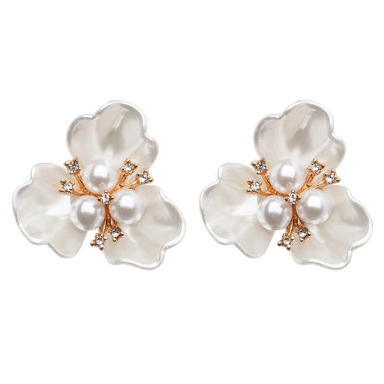 Gardenia Earrings - Ivory