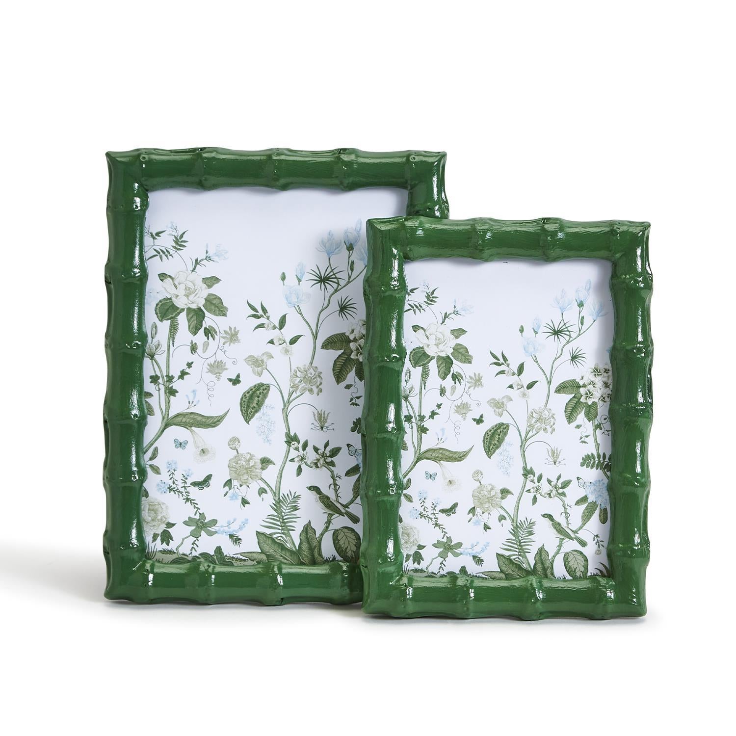 Green  Bamboo Photo Frames - (two sizes)