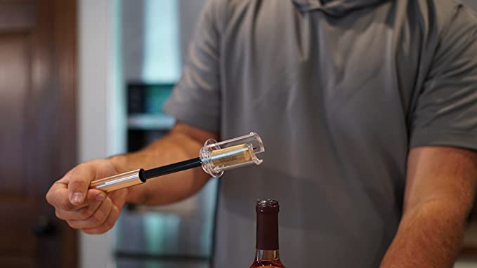 Wine Ziz Wine Pump Pressure Opener w Foil Cutter Gift Set 