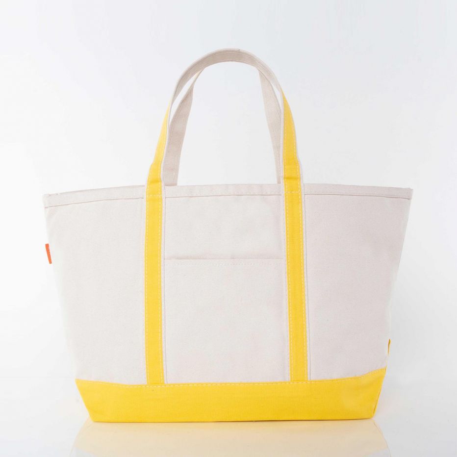 Canvas Large Boat Tote  - (five colorways)
