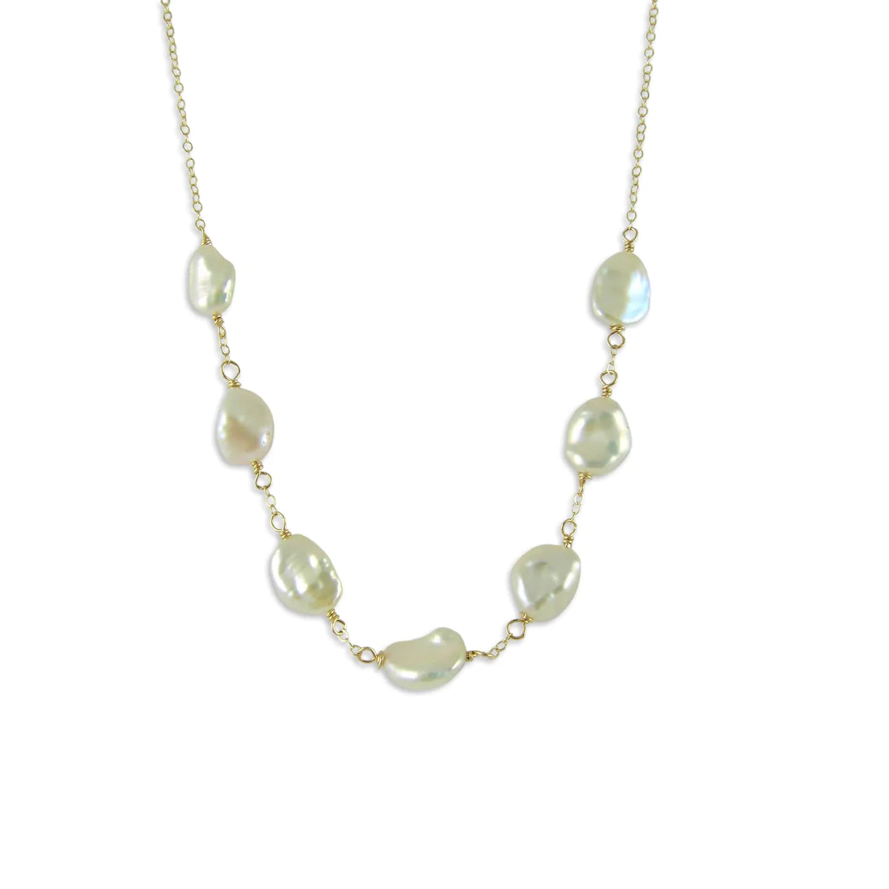 J. Mills 7 Drop Freshwater Pearl Necklace