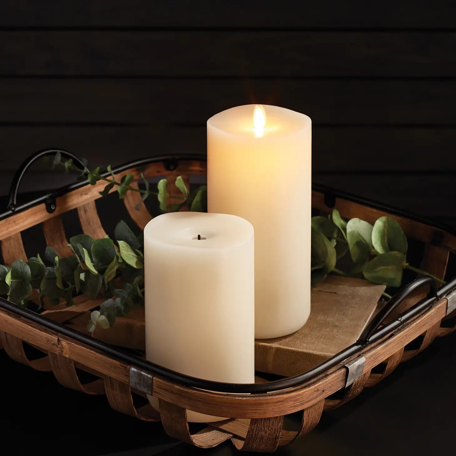 Wick to Flame 4x7 Pillar Candle