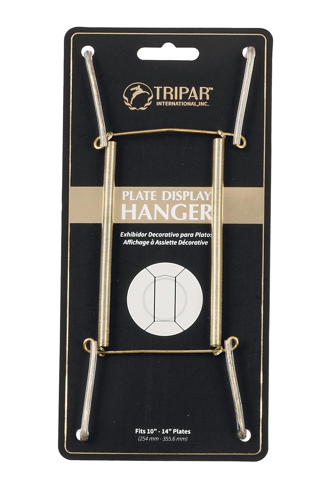 Brass Plate Hanger 10"-14"