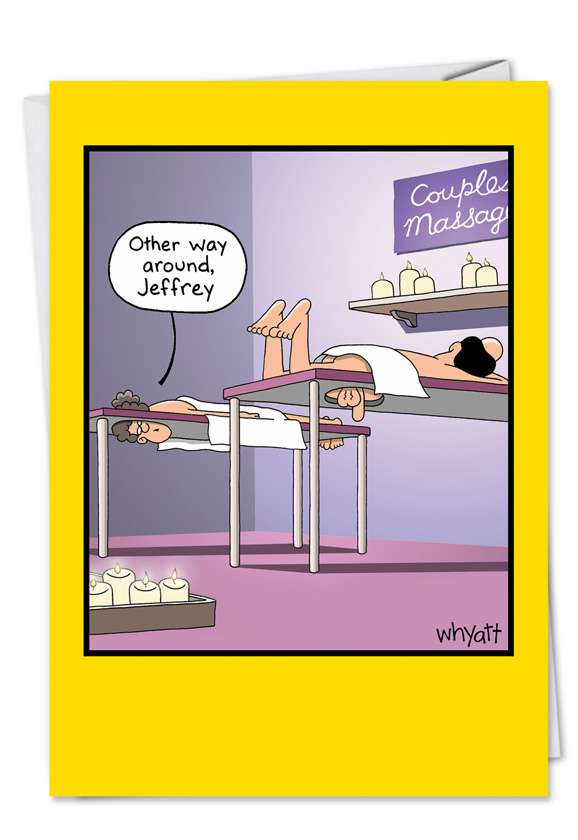 Other Way Around: Hilarious Birthday Greeting Card