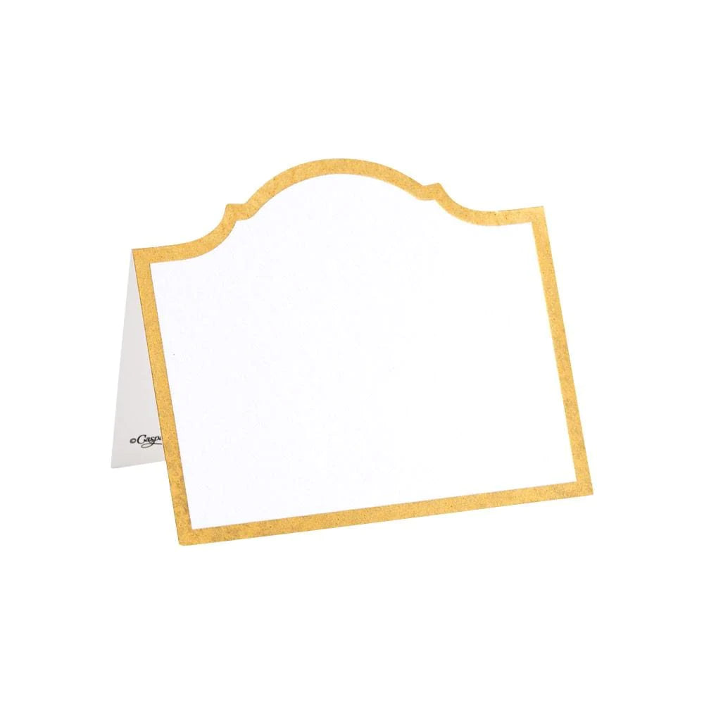 Arch Die-Cut Place Cards in Gold Foil - 8 Per Package