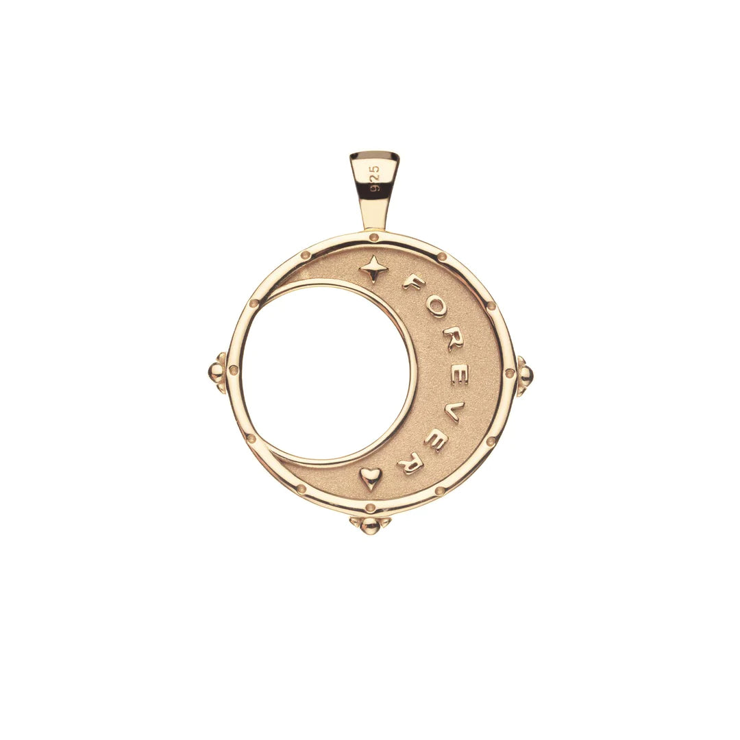 Jane Win Forever Moon & Back Necklace