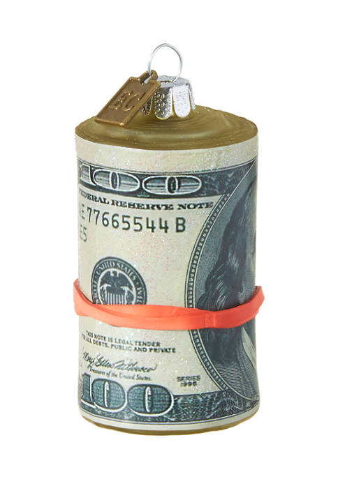 Money Roll Christmas Ornament