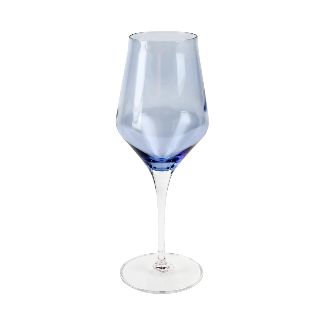 Vietri Contessa Stemmed Glass 11oz - (six colors)