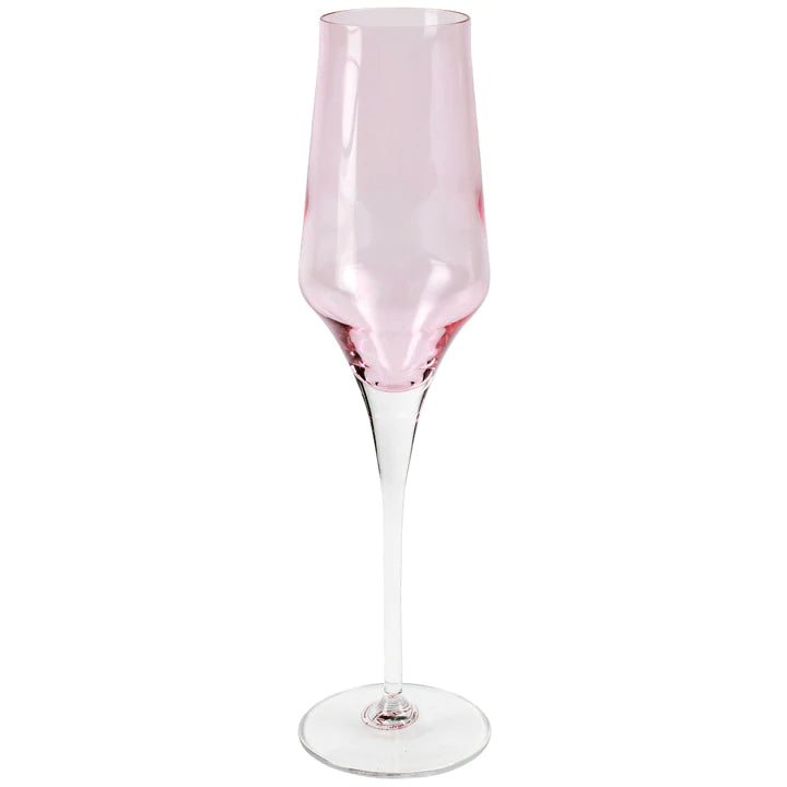 Vietri Contessa Champagne Glass - (five colors)