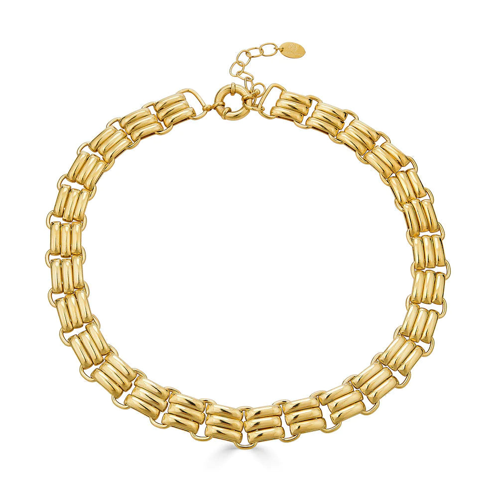 Cristina Sabatini Link Necklace - Gold
