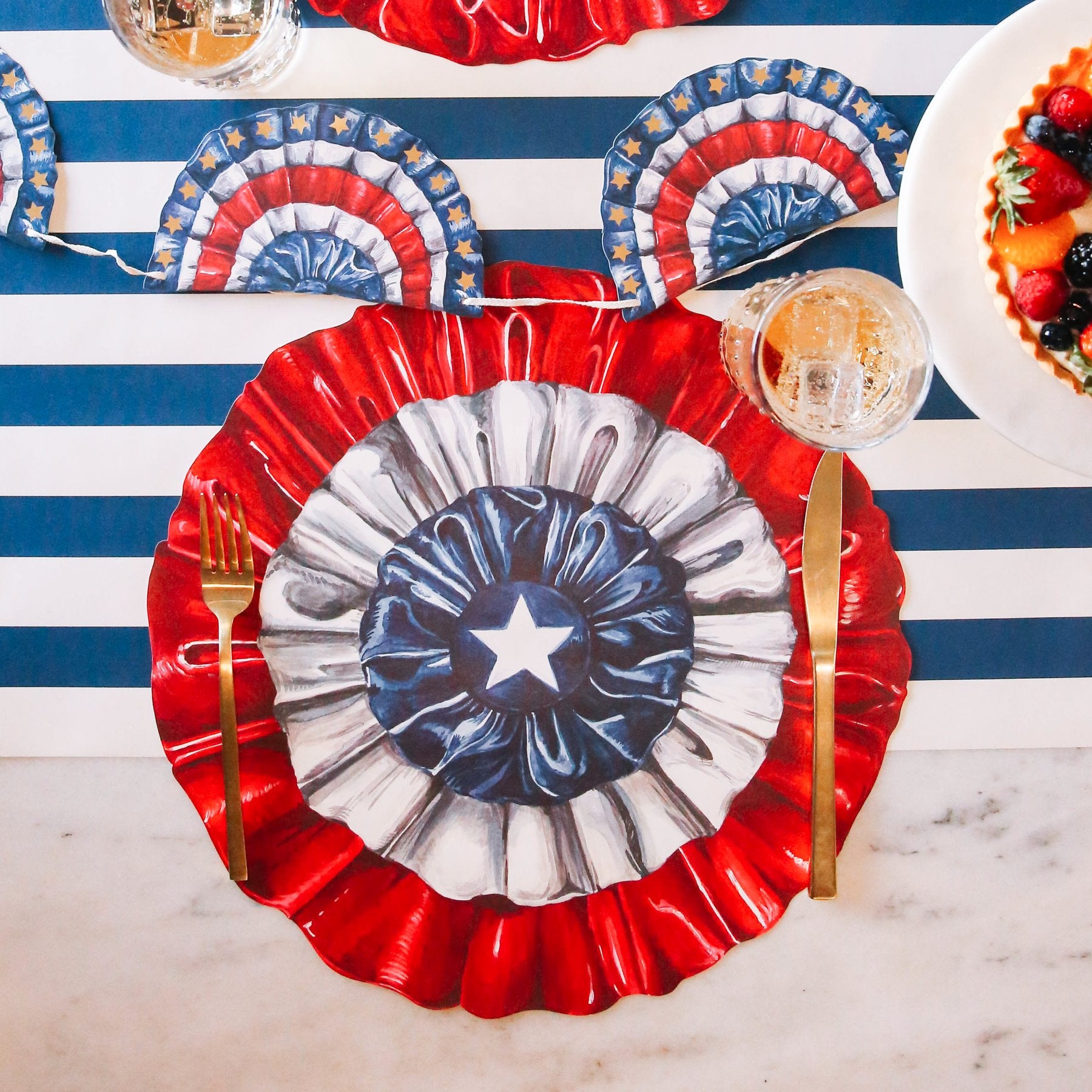 Die-Cut Star-Spangled Placemat