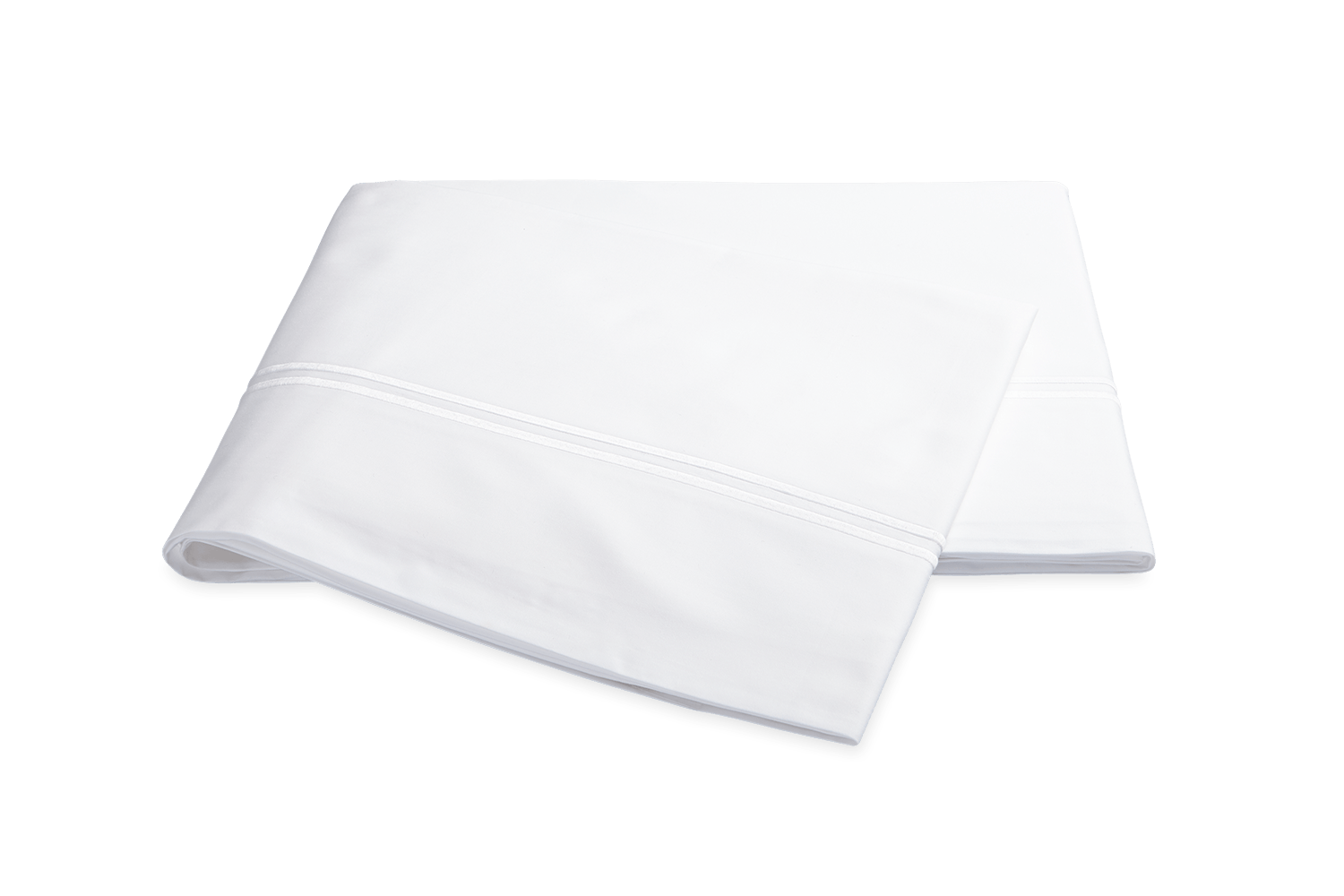 Matouk Essex Flat Sheet Full/Queen  - White