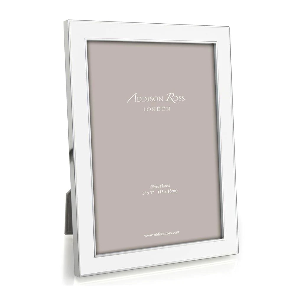 Addison Ross Silver Trim Picture Frame 4"x6" - (four colors)