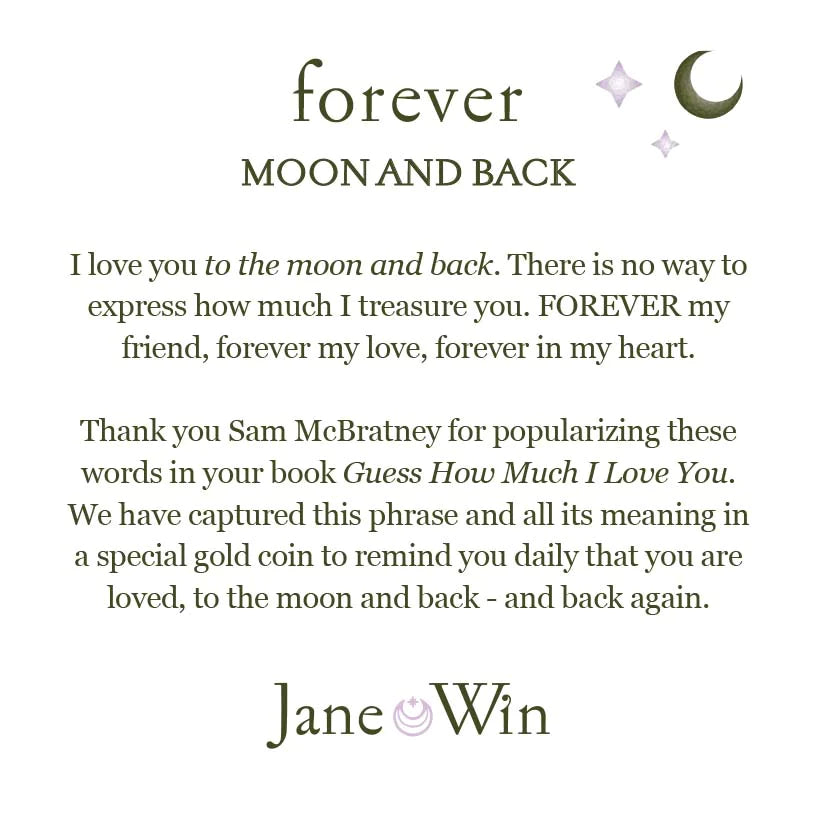Jane Win Forever Moon & Back Necklace