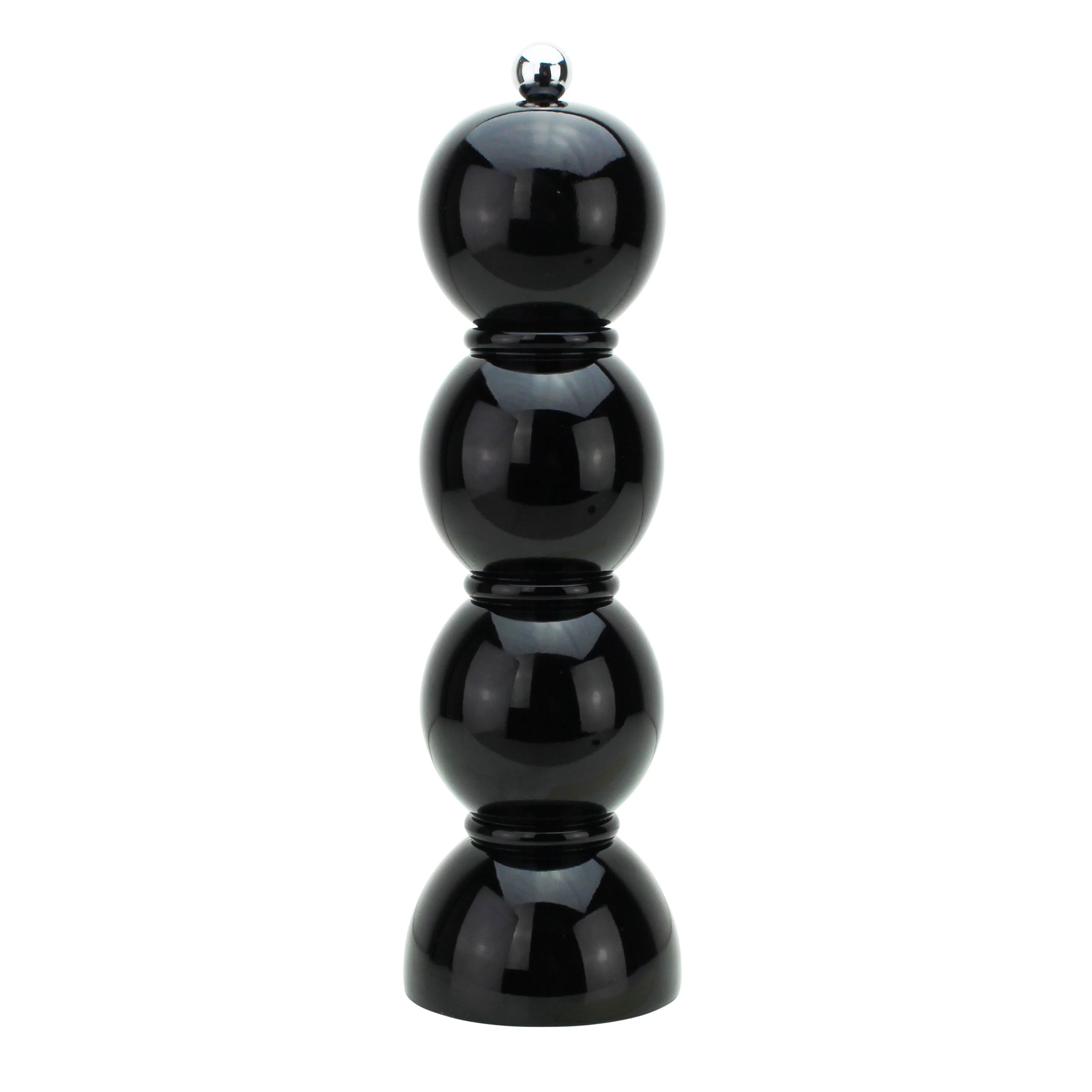Lacquer Bobbin Salt or Pepper Mill Grinder - (eight colors)