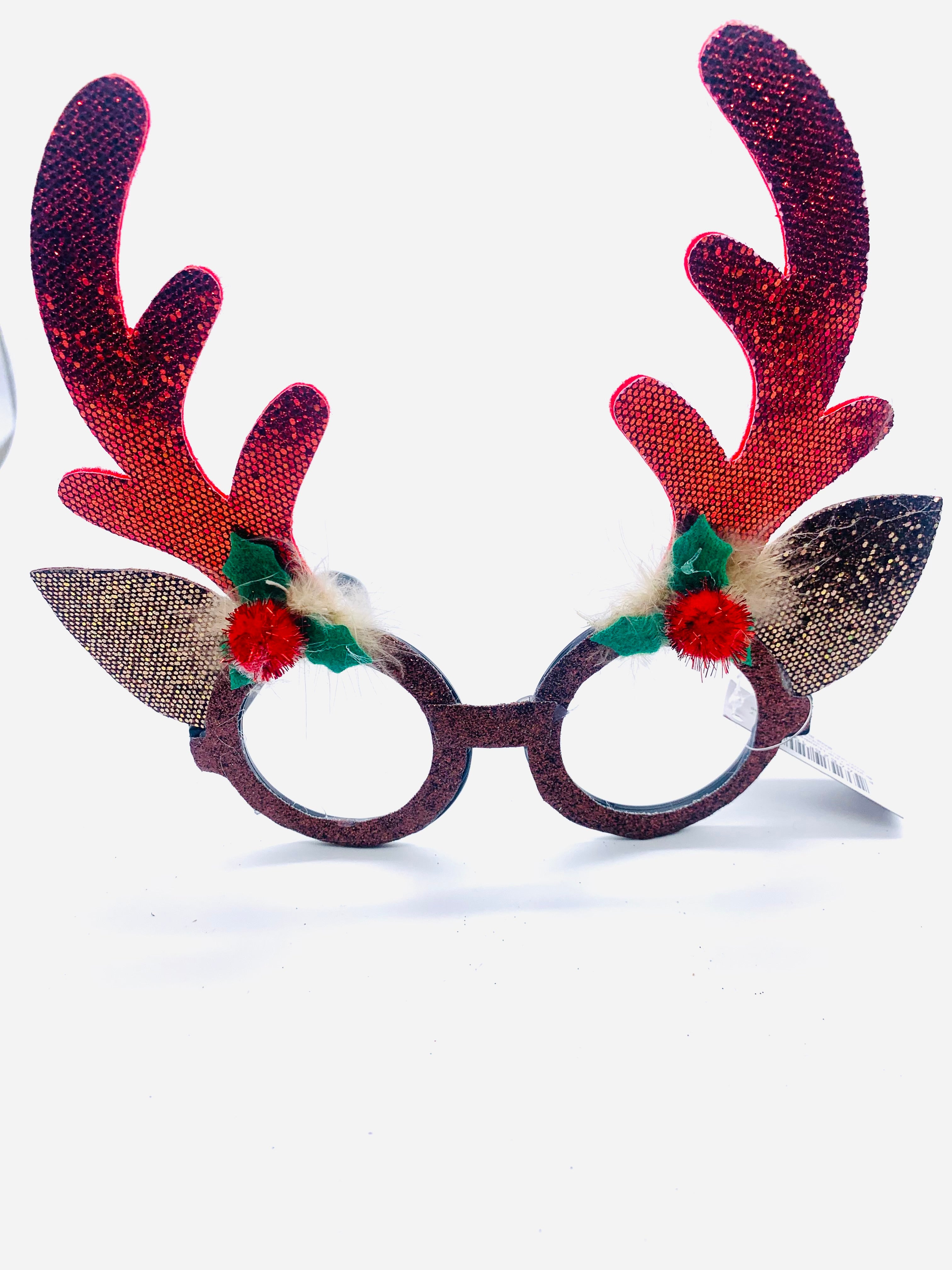 Festive Christmas Glasses - (nine variants)