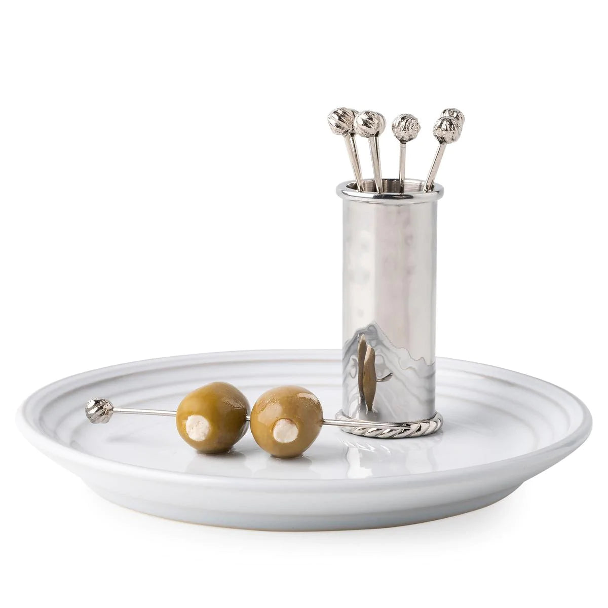 Juliska Graham Cocktail Picks & Holder