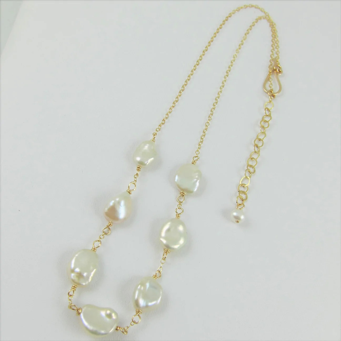J. Mills 7 Drop Freshwater Pearl Necklace