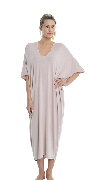 Barefoot Dreams Luxe Milk Jersey Caftan - (two colors)