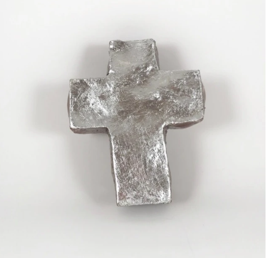 Handmade 4" Cross-Silver or Gold