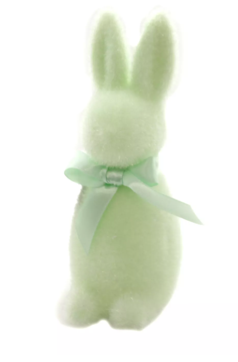 Small Flocked Nose Bunny (10 colors)