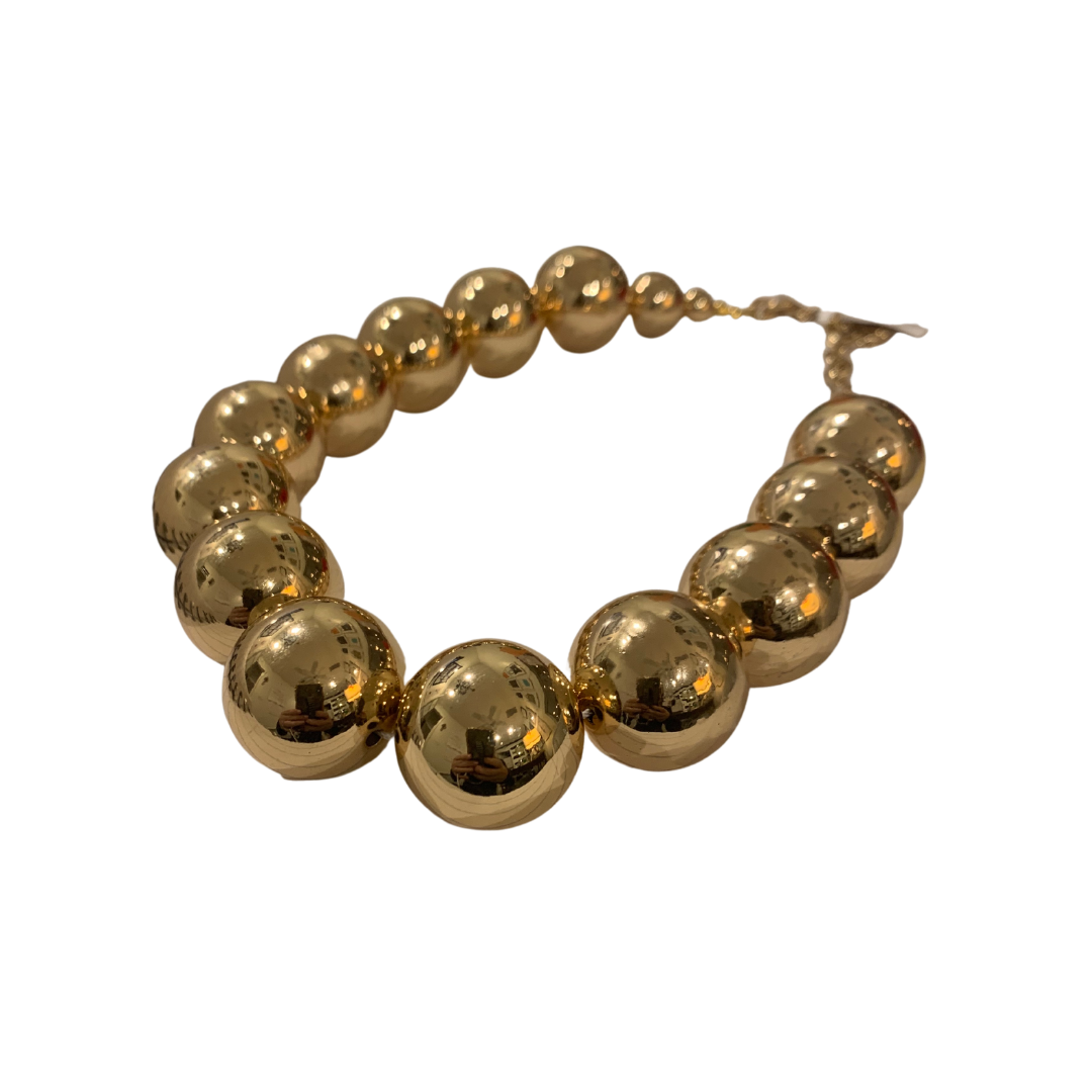 Ball Necklace -(gold or silver)