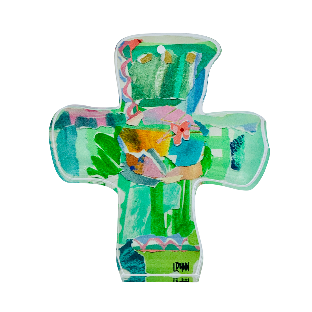 Acrylic Everlasting Love Cross - (multiple colors)