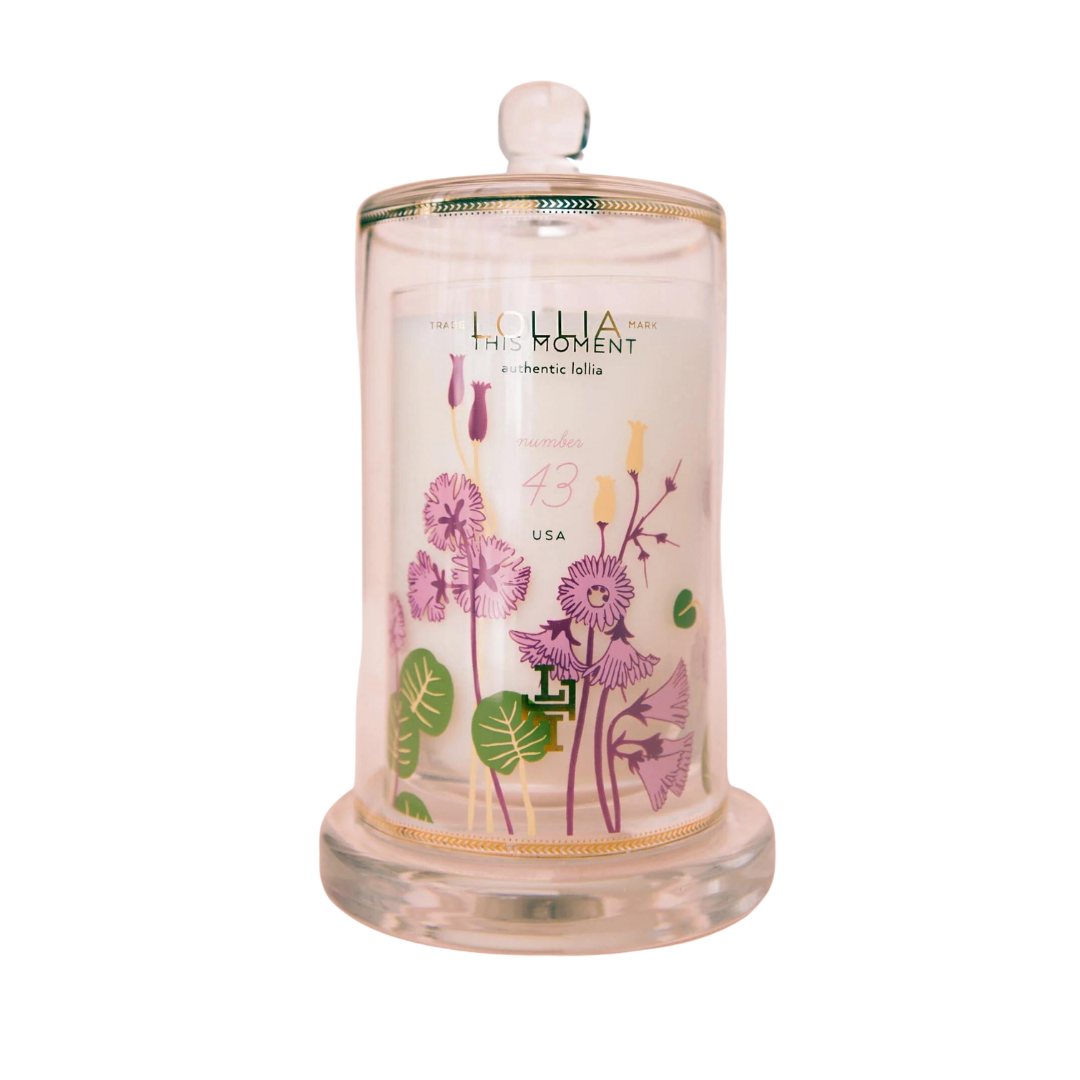 Lollia This Moment Glass Candle with Cloche