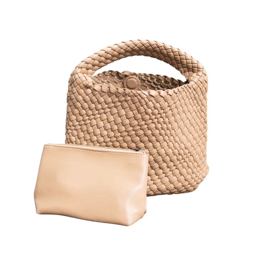 Woven Small Hobo Bag - (6 colors)