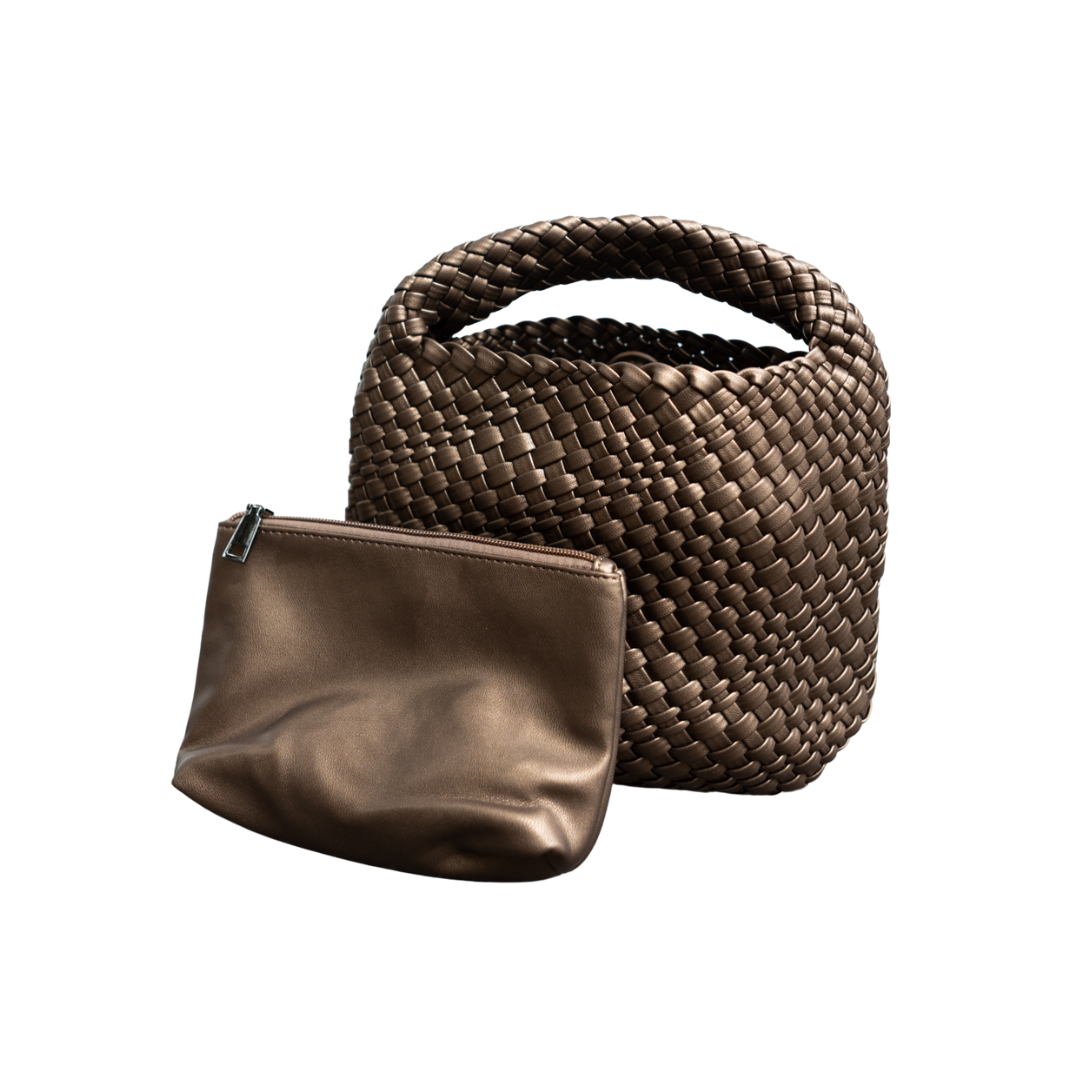 Woven Small Hobo Bag - (6 colors)