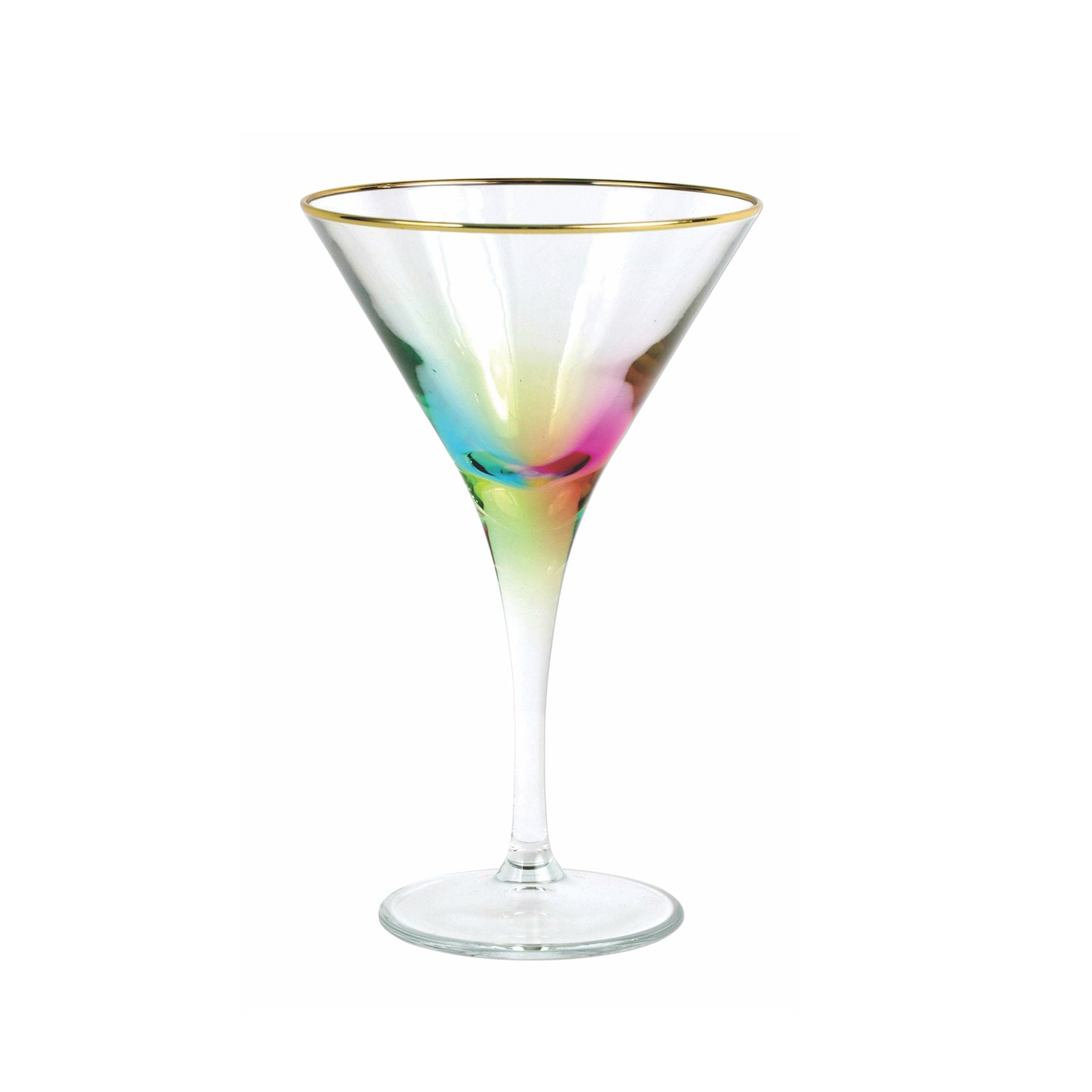 Vietri Rainbow Martini Glasses