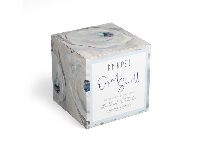 Opal Shell Boxed Candle 8oz Candle