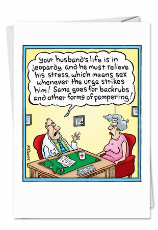 Going To Die Greeting Card
