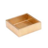 Caspari Lacquered Gold Cocktail Napkin Tray