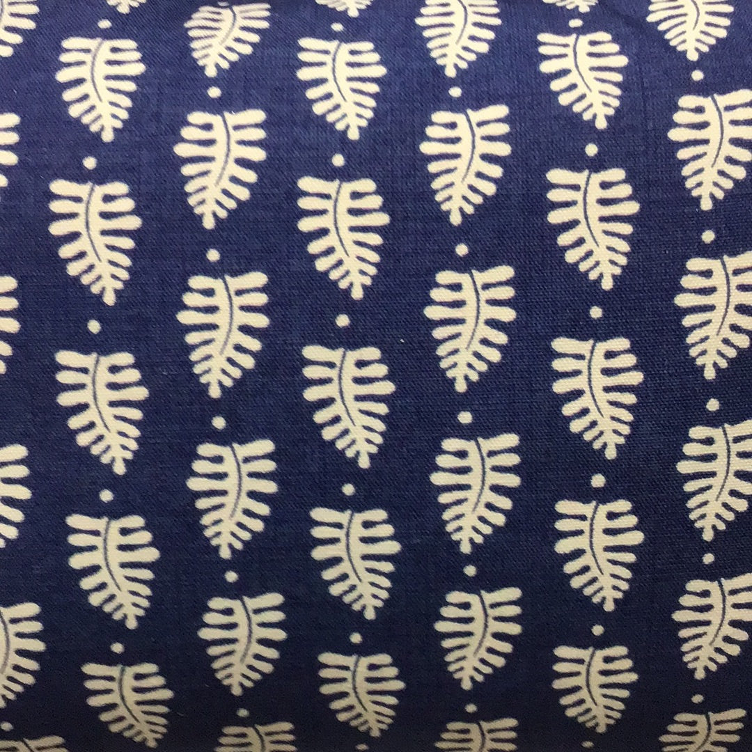 Ferndale Navy Pillow 14"x20"