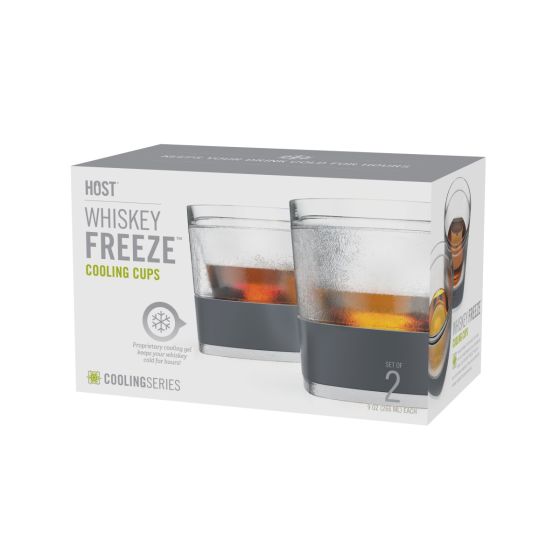 Whiskey FREEZE™ Cooling Cups (set of 2) - Grey