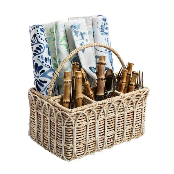 Juliska Provence Rattan Caddy