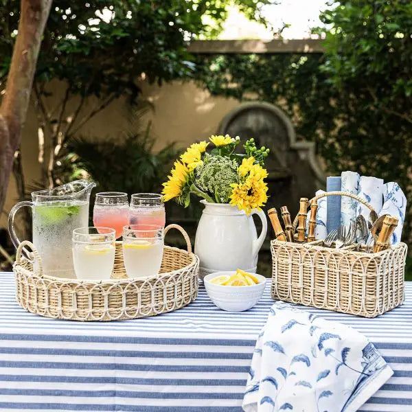 Juliska Provence Rattan Caddy